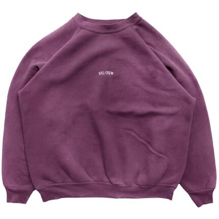 Killcrew Oversized Lux Simple Crewneck - Burgundy (2)