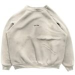 Killcrew Oversized Lux Simple Crewneck - Cream