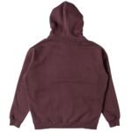 Killcrew Oversized Lux Simple Zip Up - Burgundy