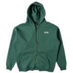 Killcrew Oversized Lux Simple Zip Up - Green