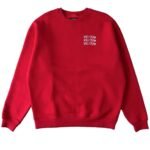 Killcrew Oversized Lux War Wolf Crew Neck - Red White