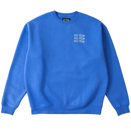 Killcrew Oversized Lux War Wolf Crew Neck - Red White