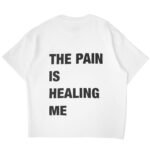 Killcrew Relaxed Fit Natural Cotton The Pain T-Shirt - White