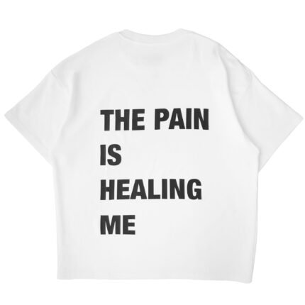 Killcrew Relaxed Fit Natural Cotton The Pain T-Shirt - White