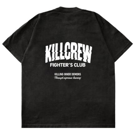 Killcrew Relaxed Fit Rigorous Training T-Shirt BlackWhite