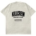 Killcrew Relaxed Fit Rigorous Training T-Shirt CreamBlack