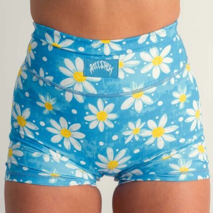 Killcrew Scrunch Biker Shorts Daisy Field