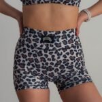 Killcrew Scrunch Biker Shorts - Leopard