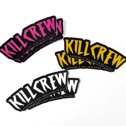 Killcrew Sticker - Black Yellow