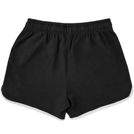 Killcrew Vintage Cotton Shorts (Mid Thigh Cut) - Black
