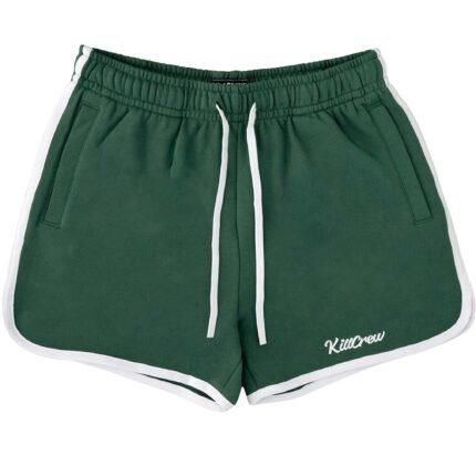Killcrew Vintage Cotton Shorts (Mid Thigh Cut) - Green