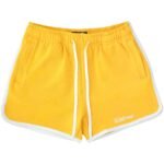 Killcrew Vintage Cotton Shorts (Mid Thigh Cut) - Yellow
