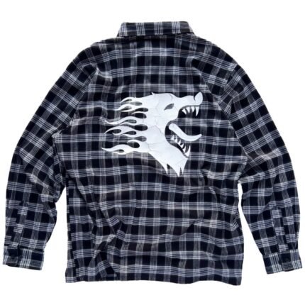 Killcrew War Wolf Flannel - Black