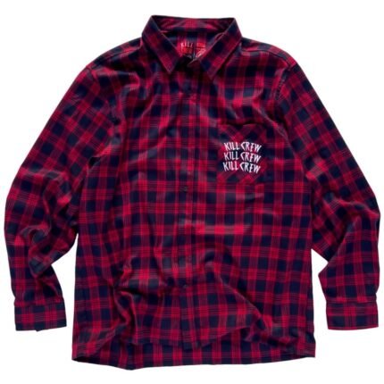 Killcrew War Wolf Flannel - Red