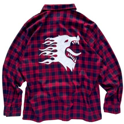 Killcrew War Wolf Flannel - Red