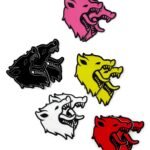 Killcrew Wolf Sticker - Black Pink