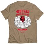 Killcrew Wolves Among Sheep T-Shirt V2 - Sand