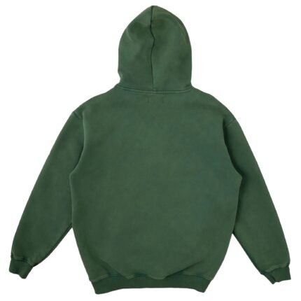 Oversized Lux Script Hoodie - Green Gold