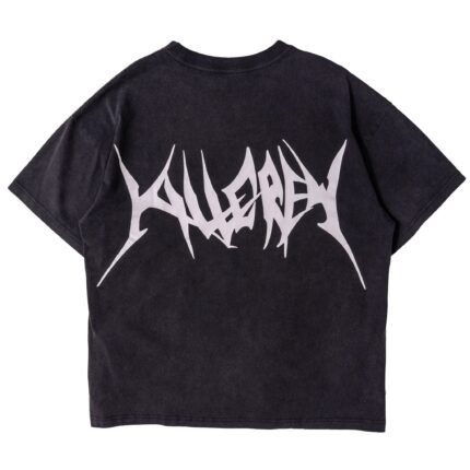 Relaxed Fit Lux Comfort Zone T-Shirt - Black White