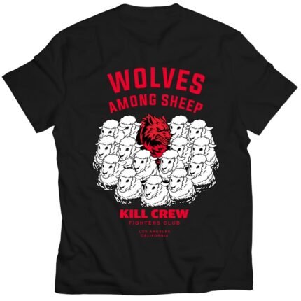 killcrew Wolves Among Sheep T-Shirt V2 Black